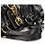 Chloé Borsa Tote Kerala in pelle verniciata nera - vista 9
