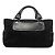 Céline Borsa Boogie Macadam in camoscio nero - vista 3