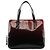 Prada Borsa Tote 1995 Red Black Spazzolato Fume