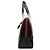 Prada Borsa Tote 1995 Red Black Spazzolato Fume - vista 2