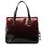 Prada Borsa Tote 1995 Red Black Spazzolato Fume - vista 3