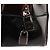 Prada Borsa Tote 1995 Red Black Spazzolato Fume - vista 7