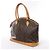 mala de ombro Louis Vuitton Lockit Horizontal Monogram em castanho M40104 - vista 2