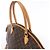mala de ombro Louis Vuitton Lockit Horizontal Monogram em castanho M40104 - vista 3