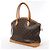 mala de ombro Louis Vuitton Lockit Horizontal Monogram em castanho M40104 - vista 4