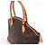 mala de ombro Louis Vuitton Lockit Horizontal Monogram em castanho M40104 - vista 5