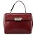 Prada Bolso de asa superior de piel Vitello burdeos