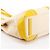 Prada Spring 1999 Gelb-Elfenbein Canapa Canvas Tote Bag - Ansicht 6
