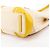 Prada Spring 1999 Gelb-Elfenbein Canapa Canvas Tote Bag - Ansicht 7