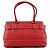 Coach 10212 Borsa Tote Hamptons in pelle martellata rossa - vista 3