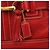 Coach 10212 Borsa Tote Hamptons in pelle martellata rossa - vista 6
