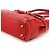 Coach 10212 Borsa Tote Hamptons in pelle martellata rossa - vista 8