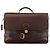 Coach Borsa Metropolitan 2-Way in pelle Dark Brown 0542