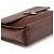 Coach Borsa Metropolitan 2-Way in pelle Dark Brown 0542 - vista 8