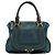 Chloé Marcie 2-Way Tasche aus Leder in Navy