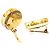 Orecchini a clip Chanel in Aurora Gold - vista 5