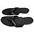 Chanel Leder Flip-Flops Schwarz