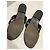 Chanel Leder Flip-Flops Schwarz - Ansicht 4