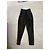 Chanel Schwarze Lederhose mit CC-Logo - Ansicht 11