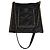 Chanel 2022 Runway Borsa Shopping Piatta Vitello Matelassé Nero