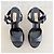 Valentino Garavani Sandali Rockstud platform in pelle nera - vista 4