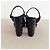 Valentino Garavani Sandali Rockstud platform in pelle nera - vista 7