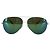 Victoria Beckham Occhiali da sole aviator a specchio VBS100 in metallo bianco 145mm