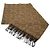 Fendi Vintage Brauner Wollschal Zucca mit Fransen Cravatte - Ansicht 4