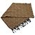 Fendi Vintage Brauner Wollschal Zucca mit Fransen Cravatte - Ansicht 5