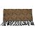 Fendi Vintage Brauner Wollschal Zucca mit Fransen Cravatte - Ansicht 7