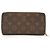 Louis Vuitton Cartera Continental Zippy de Monogram Canvas Fuchsia - vista 2