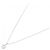 Autre Marque Platin-Diamant-Halskette - Ansicht 2