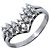 Autre Marque Bague en platine Pt900 et diamants