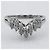 Autre Marque Bague en platine Pt900 et diamants - vue 5