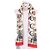 Foulard in seta floreale Gucci 100th Anniversary Interlocking G Logo - vista 4