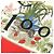 Foulard in seta floreale Gucci 100th Anniversary Interlocking G Logo - vista 6
