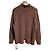 Autre Marque EMMEL REFINES high neck slit back knit pullover - view 2