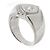 Autre Marque Pt900 Platin-Diamantring - Ansicht 2