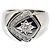 Autre Marque Pt900 Platin-Diamantring - Ansicht 3