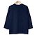 Autre Marque CINOH Sleeve Slit Kurzarm-Bluse - Ansicht 3