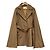 Autre Marque eimy istoire ES Motif Wool Cape Coat
