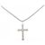Autre Marque Collana con ciondolo a croce in platino PT900 PT850
