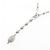 Autre Marque Collar LuxUness Pt850 Plata - vista 3