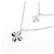 Autre Marque Collana Au750 Flower Diamond - vista 4