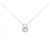 Autre Marque PT900 Platin-Halskette mit 0.10CT Diamant