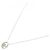 Autre Marque PT900 Platin-Halskette mit 0.10CT Diamant - Ansicht 2