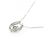 Autre Marque PT900 Platin-Halskette mit 0.10CT Diamant - Ansicht 4