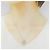 Autre Marque Collana Croce in Oro Bianco Au750 Tormalina e Diamante - vista 6