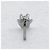 Autre Marque Pt900 Platin Diamant-Ohrstecker - Ansicht 3