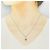 Autre Marque Platin-Kette mit Smaragd und Diamant - Ansicht 6
